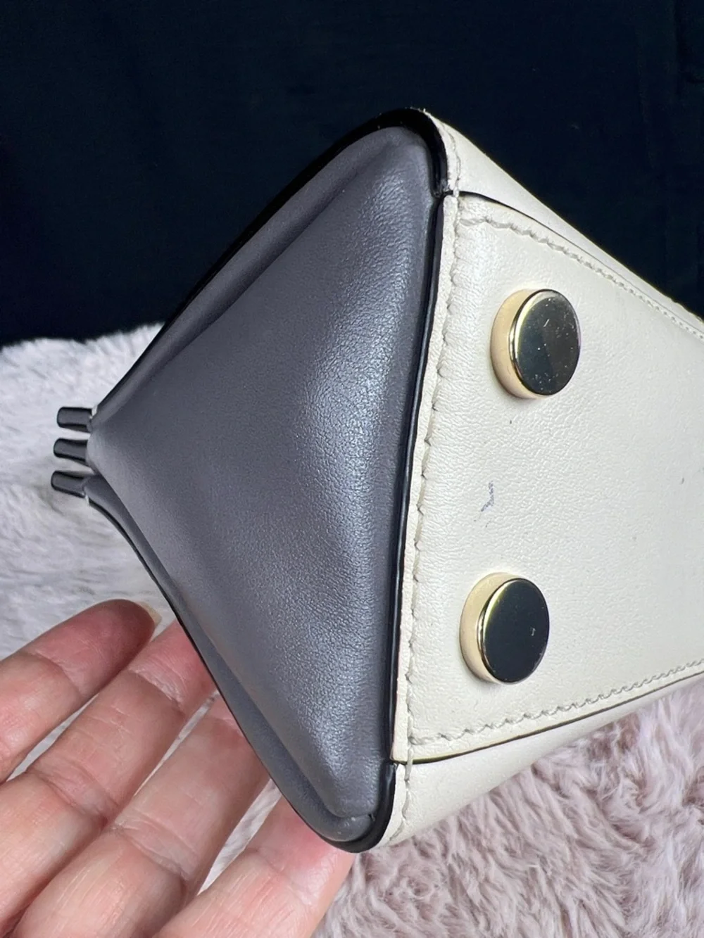 MICHAEL KORS Collection Gramercy Small Chevron Satchel - Main Line Luxury - Picture 9 of 15